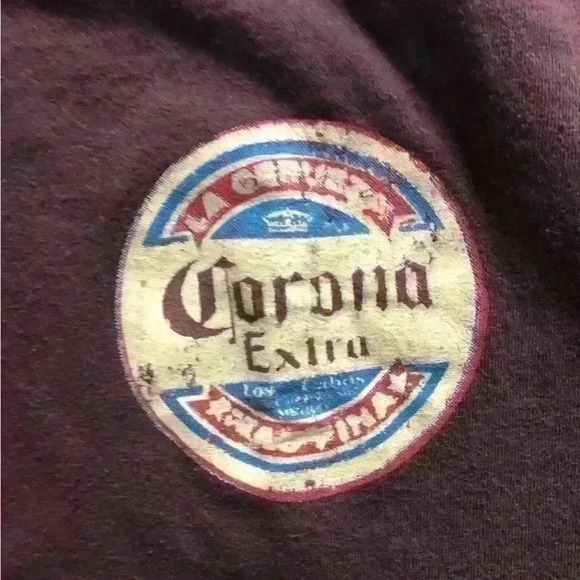 vtg corona beer Los Cabos graphic brown t-shirt mens large - Picture 2 of 8